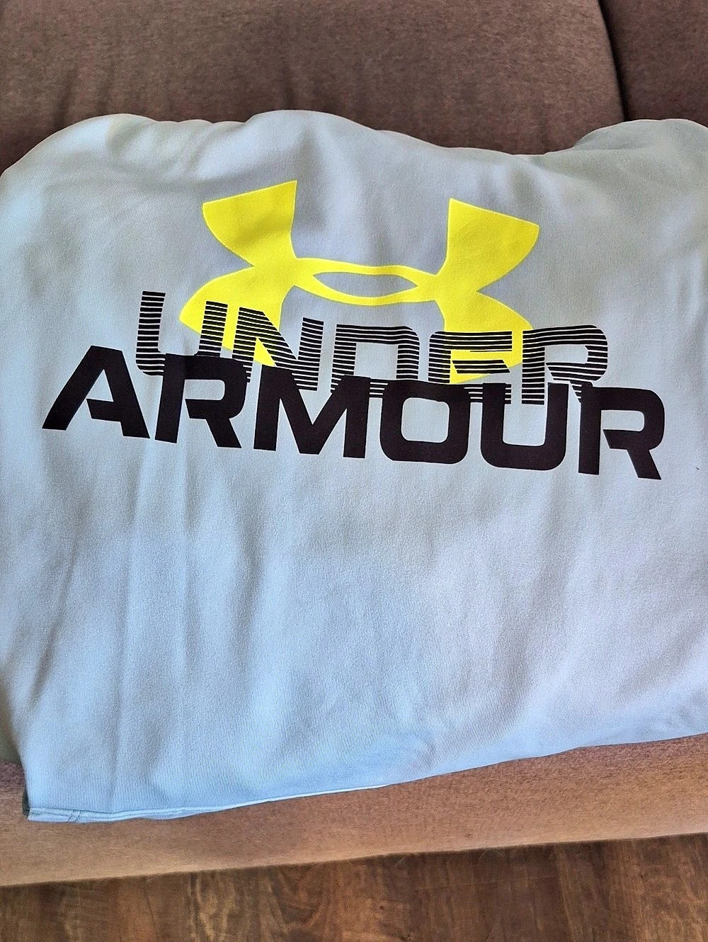 Under Armour Logo Short Sleeve Tee in Blue